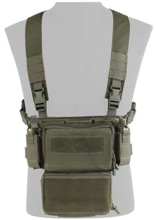 D3CRM Tactical Chest Rig - Ranger Green (VE-87-SET-01-RG Wostport)