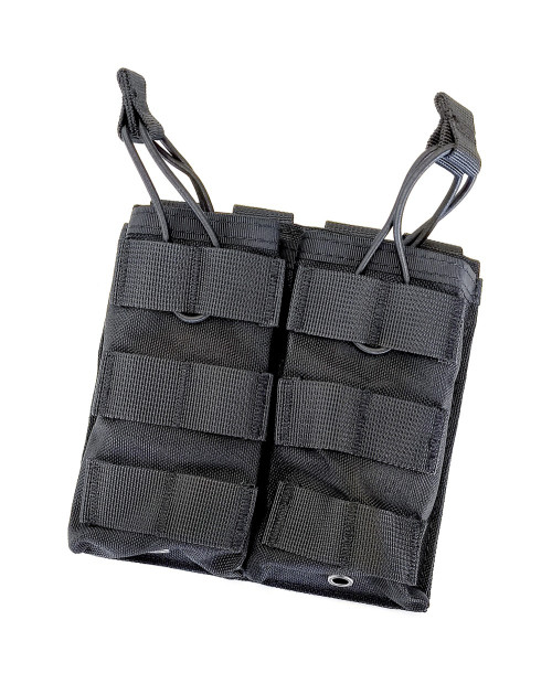 Double Mag Pouch - Open Top - Black (WT0015 WADSN)