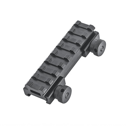 Height Rail Mount 0.5 inch - 8 slot - Black (ME09019 Metal)