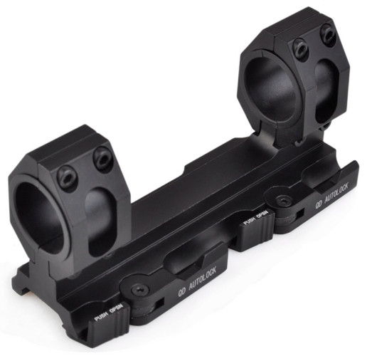 Anello Doppio per Ottica/dot - 30/25 mm - Black (AO9012 AIM-O)