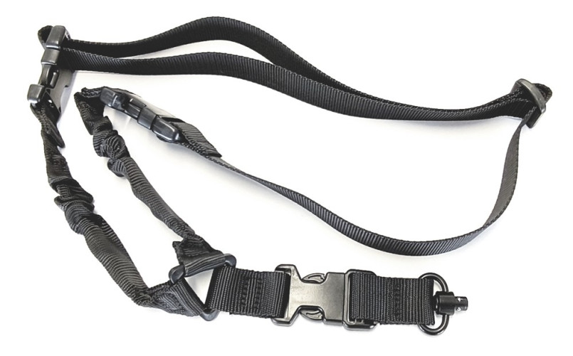 Tactical Multi-function Adjustable Gun Sling QD - Black (NH07006 nHelmet)