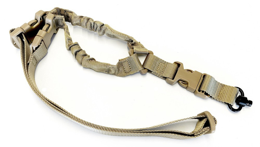 Tactical Multi-function Adjustable Gun Sling QD - TAN (NH07006 nHelmet)
