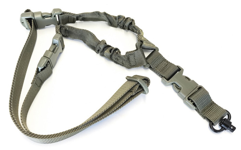 Tactical Multi-function Adjustable Gun Sling QD - Olive Drab (NH07006 nHelmet)