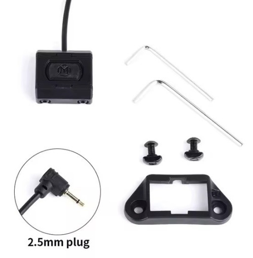 ML Mod Button Lite Switch (2.5mm plug) - Black (WD07020 WADSN)