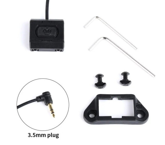 ML Mod Button Lite Switch (3.5mm plug) - Black (WD07021 WADSN)