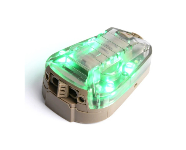 Hel-Star 6 Gen.III Helmet Light - GREEN & IR - TAN (WD03001 WADSN)