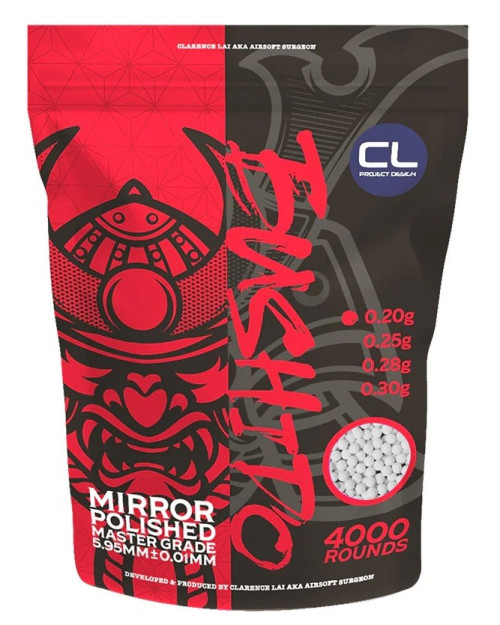 Busta di Pallini Bushido - 4000bb - 0.20g (BU020450300 PTS)