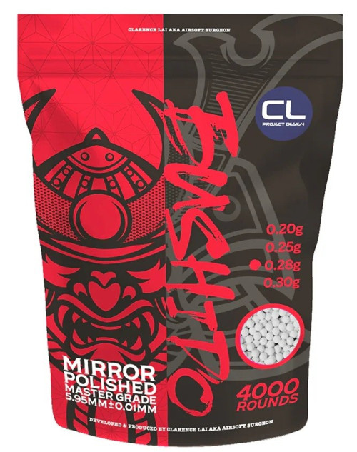 Busta di Pallini Bushido - 4000bb - 0.28g (BU028450300 PTS)