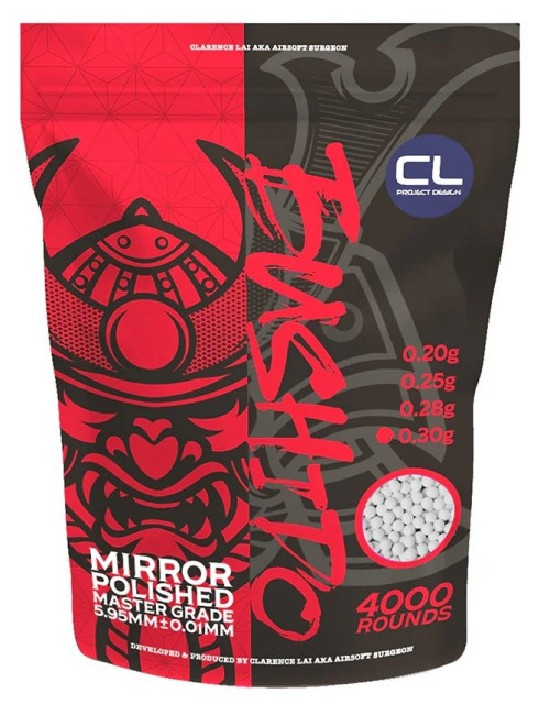 Busta di Pallini Bushido - 4000bb - 0.30g (BU030450300 PTS)