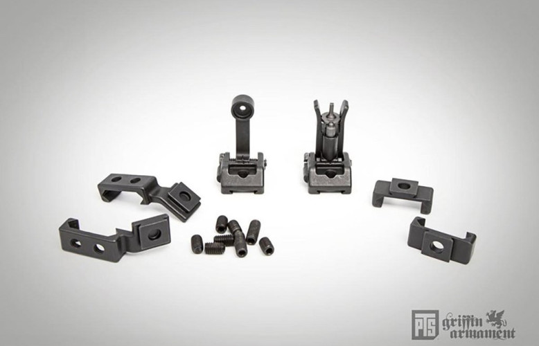 Griffin Armament Set Tacche di Mira BUIS Nere (GA024490307 PTS)