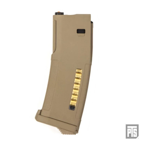 PTS Caricatore EPM per TM SRE M4/SCAR da 150bb Flat Dark Earth (PT152450313 PTS)