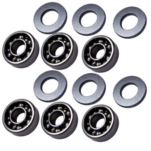 Boccole Cuscinettate da 8mm Aperte per A&K Minimi / M60 / MK43 FPS (B8M60)