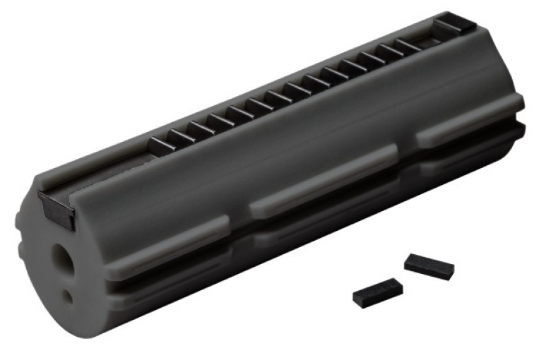 Pistone Zero-Shock in Tecnopolimero Caricato Fibra di Carbonio Full Metal Rack 14 Denti (PM04CF FPS)