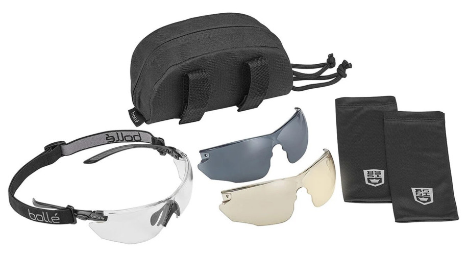 Occhiali COMBAT Kit - Black (COMBKIT Bollè)