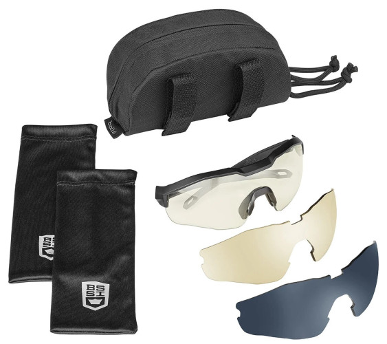 Occhiali MY6 Eyeshield - Black Frame - Kit 3 Lenses (MY6EST Bollè)