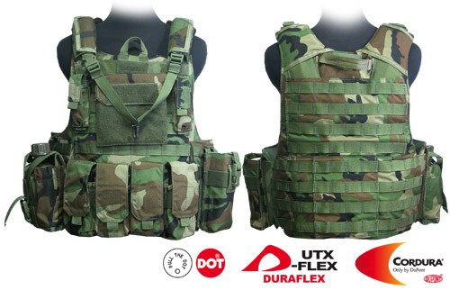 Force Recon Tactical Vest Woodland (V-14C(WC) GUARDER)