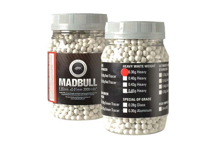 Bottiglia Pallini 0.36 Heavy White 2000 bb (BU-HW36 MadBull)
