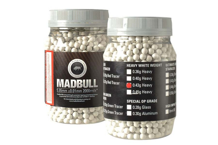 Bottiglia Pallini 0.43 Heavy White 2000 bb (BU-HW43 MadBull)