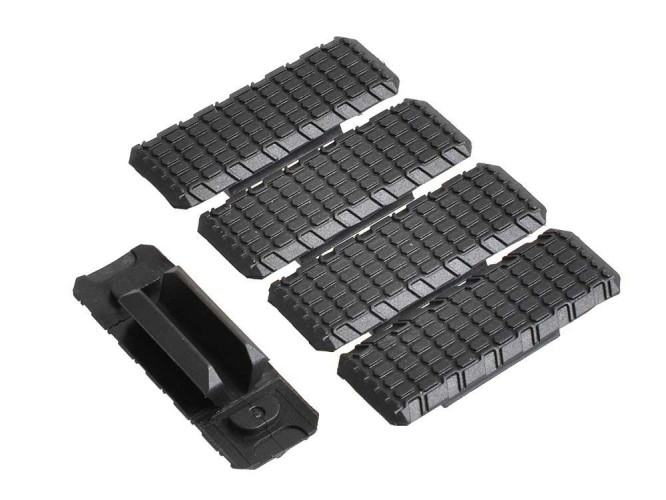 Set de 5 M-Lok Cover V2 Neri (MLOK-COVERV2-BK MadBull)