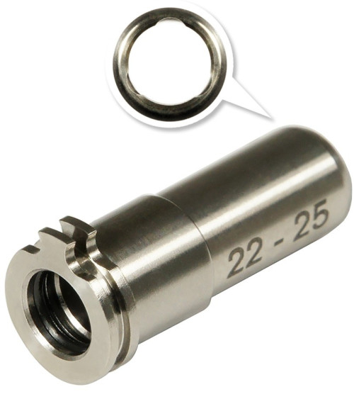 Spingipallino Regolabile da 22 a 25 mm in Titanio Doppio O-Ring (MX-NOZ2225TN MAXX MODEL)