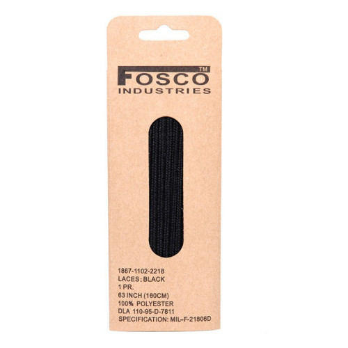 Lacci per Scarponi Neri - 180 cm (239183-B FOSCO)