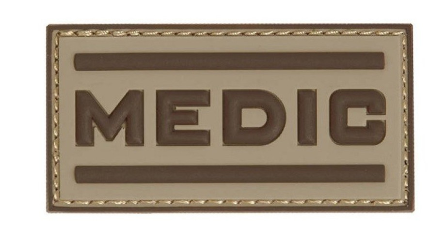Patch in PVC - 7x3.5cm - MEDIC - Tan (444100-7394 101 Inc.)